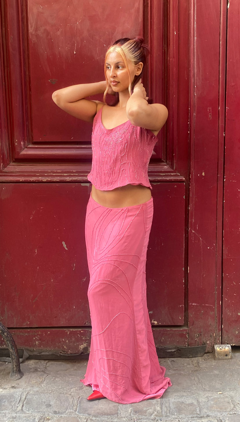 Italian Pink Three-Piece Set