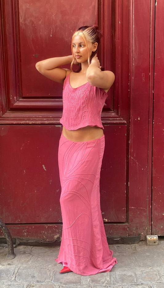 Italian Pink Three-Piece Set